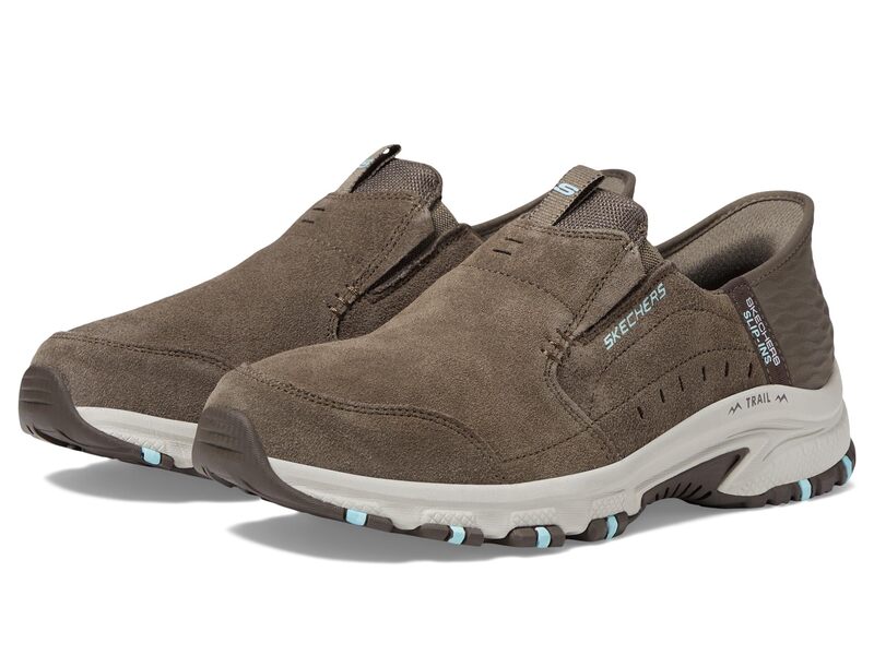 スケッチャーズ レディース シューズ スニーカー SKECHERS Hillcrest - Sunapee Hands Free Slip-Ins Dark Taupe トープ