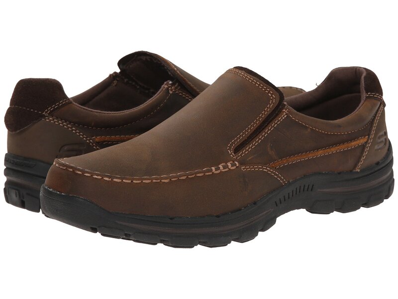 スケッチャーズ メンズ シューズ スリッポン・ローファー リラックスフィット SKECHERS Relaxed Fit Braver - Rayland Dark Brown ブラウン 17,266円