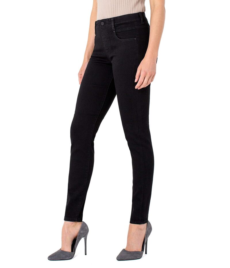 リバプール レディース ボトムス デニムパンツ ジーンズ Liverpool Gia Glider Pull-On Skinny Eco Jeans Rinse Black Rinse ブラック
