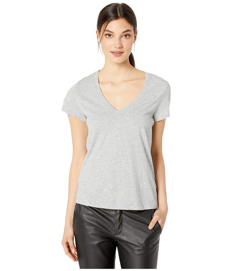 スプレンディット レディース トップス シャツ Vネック Tシャツ ジャージー Splendid Kate Short Sleeve Modal Jersey V-Neck Tee Heather Grey グレー