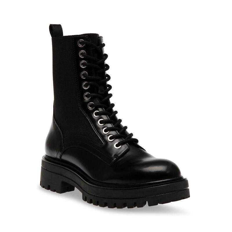 スティーブ マデン レディース シューズ ブーツ・レインブーツ Steve Madden Kenny Black 黒いこと 靴-ブーツ-その他