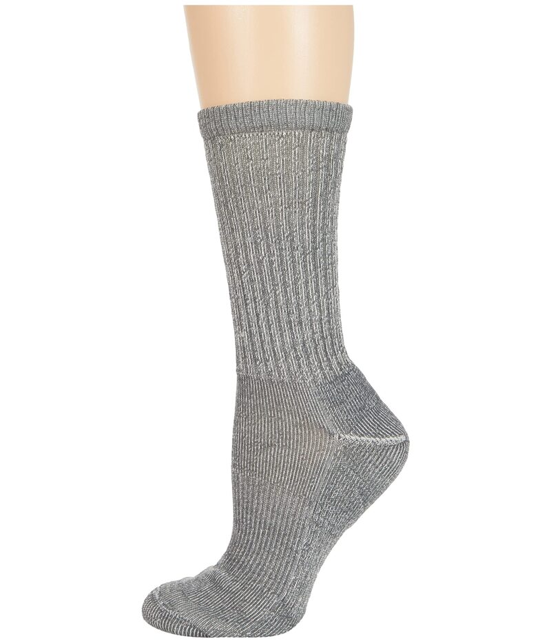 かっこ良い羊毛 レディース アンダーお召しもの ソックス Smartwool Classic Hike Light Cushion Crew Medium Gray 薄墨色