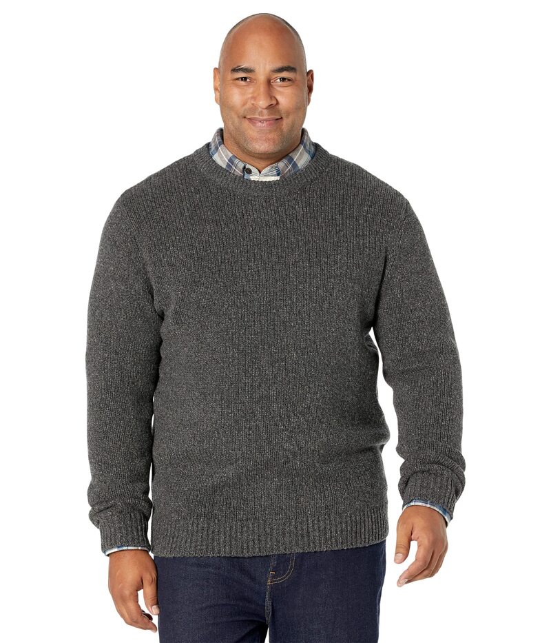 エルエルビーン メンズ アウター 編み物・スウェーター 羊毛 L.L.Bean Classic Raggwool Crew Sweater Regular Charcoal 濃灰色