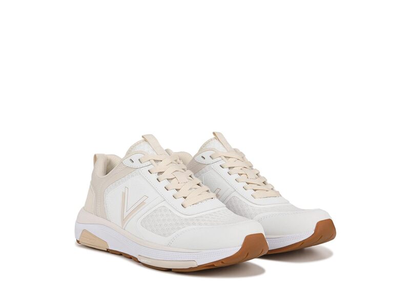 バイオニック レディース シューズ オックスフォード VIONIC Wstrider 001 White/Cream ホワイト