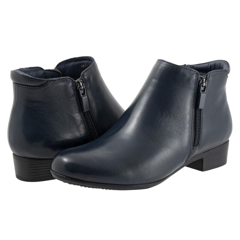 トロッターズ レディース シューズ ブーツ・レインブーツ Trotters Major Navy ネイビー画像