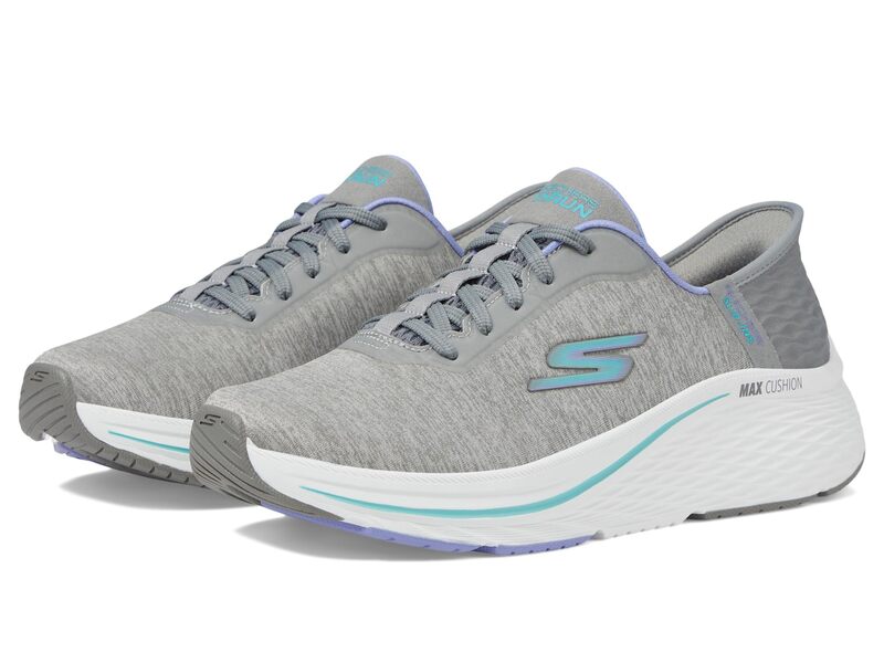 スケッチャーズ レディース シューズ スニーカー SKECHERS Max Cushioning Elite 2.0 Prevail Hands Free Slip-Ins Gray/Blue グレー