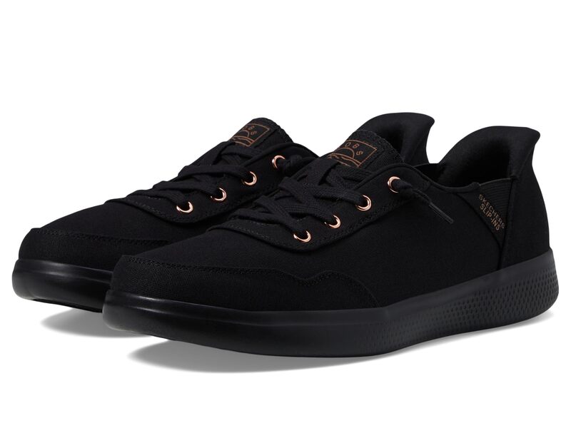 スケッチャーズ レディース シューズ スニーカー BOBS from SKECHERS Bobs Skipper - Keep It Sweet Hands Free Slip-Ins Black/Black ブラック