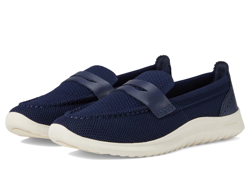 コールハーン レディース シューズ サンダル ローファー Cole Haan Zerogrand Meritt Stitchlite Loafers Marine Blue Kni ブルー