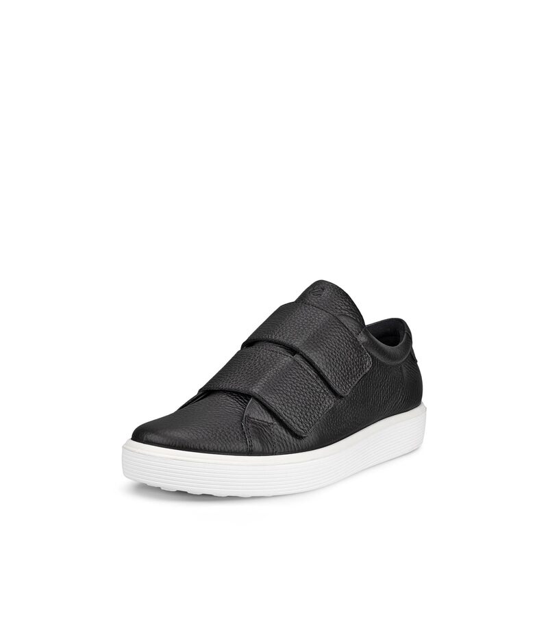 山びこ レディース シューズ スニーカー ECCO Soft 60 Premium 2 Strap Black 黒いこと