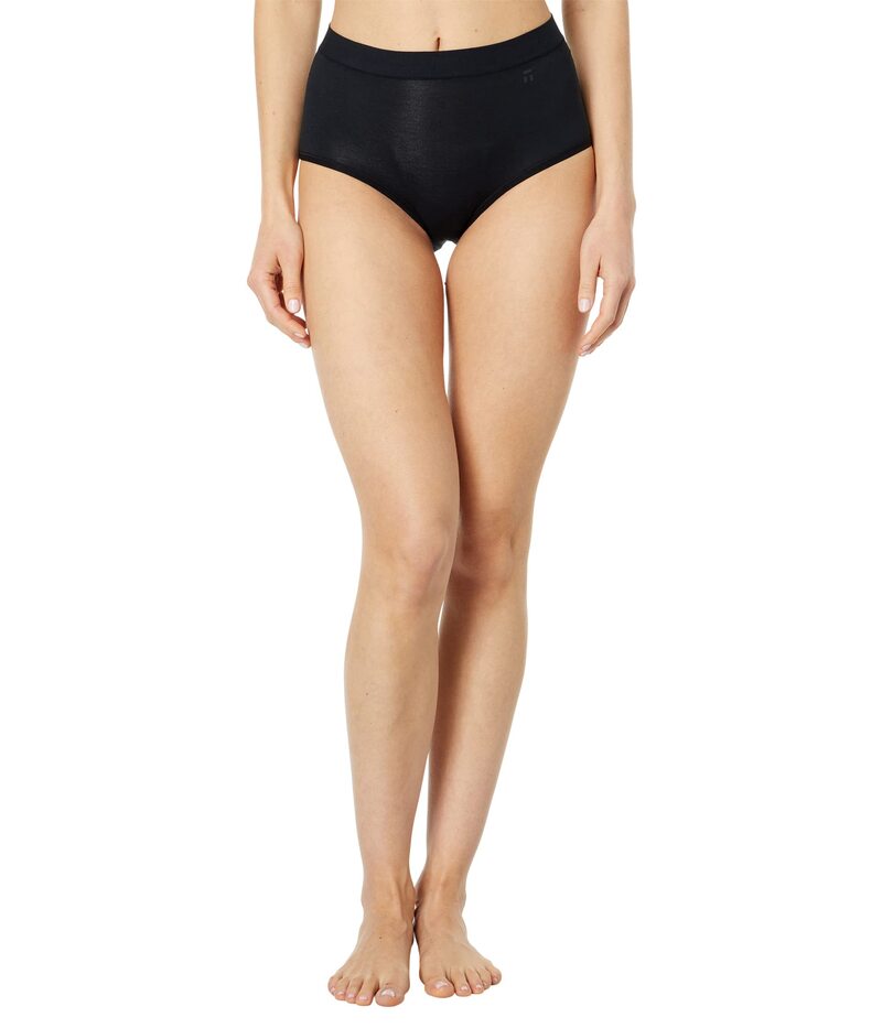 トミージョン レディース アンダー御召しもの ズボン下 綿織物 Tommy John Cool Cotton High-Rise Brief Black 黒いこと