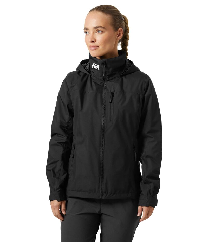 ヘリーハンセン レディース アウター コート ジャケット Helly Hansen Crew Hooded Midlayer Jacket 2.0 Black ブラック