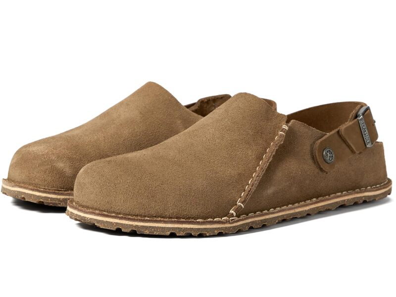 ビルケンシュトック メンズ シューズ サンダル スエードクロス Birkenstock Lutry 365 - Suede (Men) Gray Taupe 薄墨色 メンズ靴-スリッポン-靴