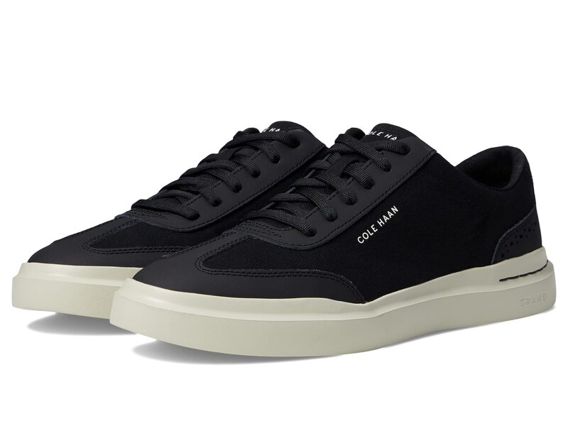 コールハーン メンズ シューズ スニーカー Cole Haan Grandpro Rally Canvas T-Toe Sneaker Black/Silver Bi ブラック