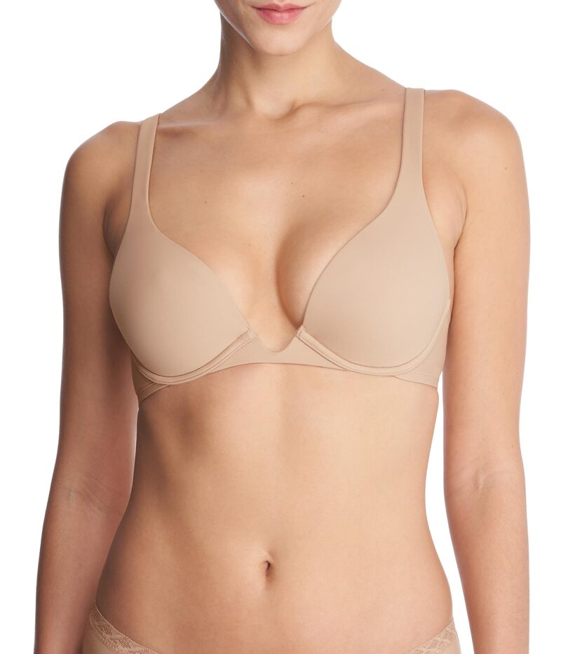 ナトリ レディース アンダーお召しもの ブラ Natori Verge Convertible Plunge Contour Underwire Cafe ブラジャー-インナー・下着・ナイトウェア