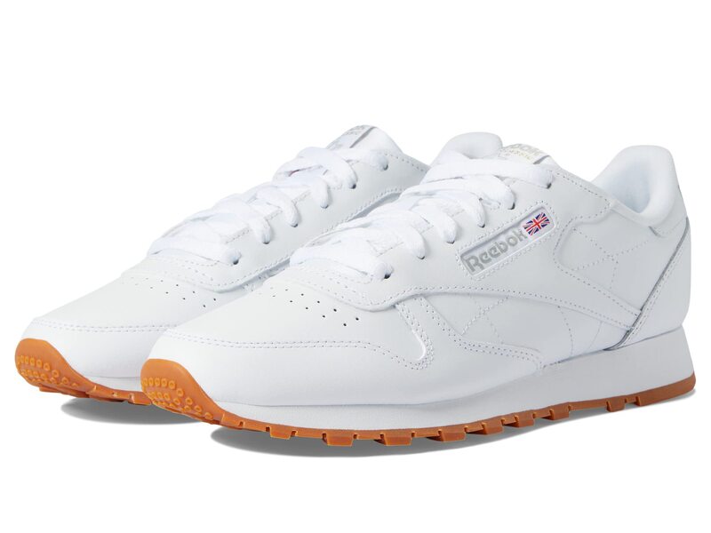 リーボック レディース シューズ スニーカー なめし革 Reebok Lifestyle Classic Leather White/Pure Grey 白いこと