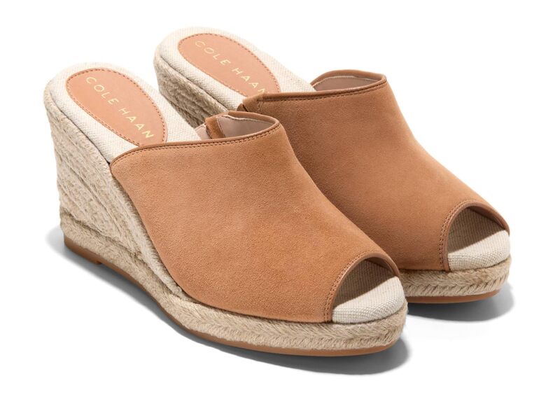 電話を掛けるハーン レディース シューズ 踵 Cole Haan Cloudfeel Southcrest Mule Pecan Suede