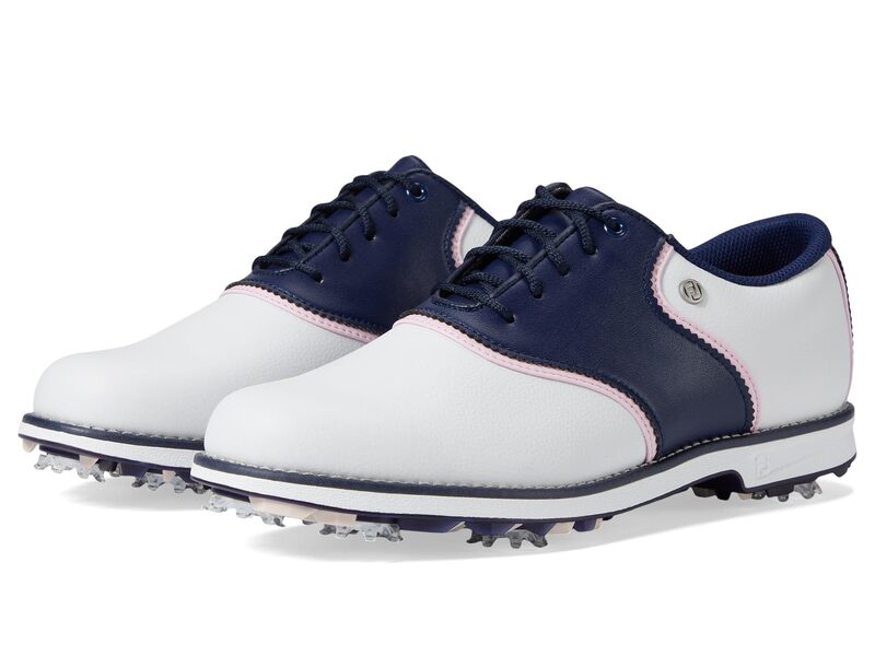 フットジョイ レディース シューズ スニーカー FootJoy Premiere Series - Bel Air Golf Shoes White/Navy/Pink ホワイト