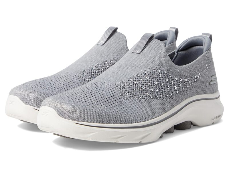 スケッチャーズ レディース シューズ スニーカー SKECHERS Performance Go Walk 7 Bling Grey 薄墨色