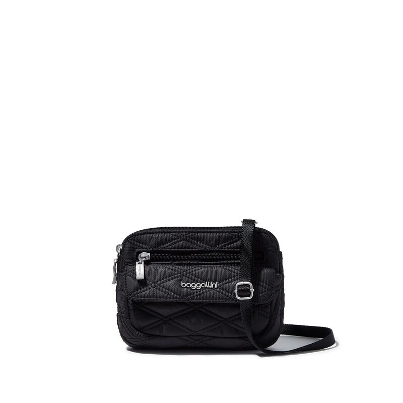バッガリーニ レディース バッグ ハンドバッグ ミニ Baggallini Modern Everywhere Mini Black Quilt ブラック