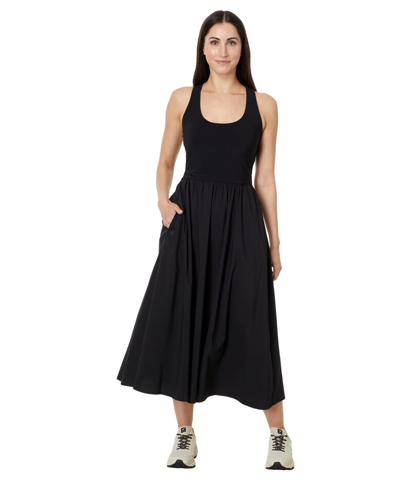スウェッティベティ レディース トップス 衣装 肋筋 Sweaty Betty Explorer Ribbed Racer Dress Black 黒いこと