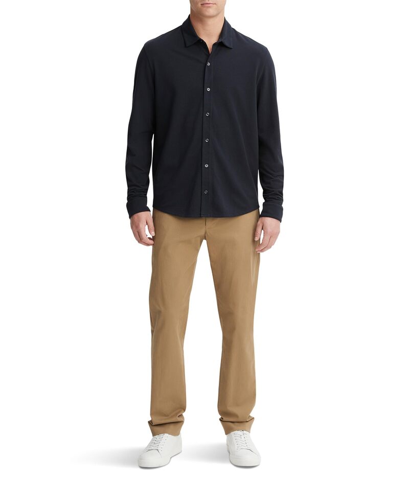 ヴィンス メンズ トップス シャツ ボタンダウン ダウン Vince Pique Button Down Shirt Coastal Blue ブルー
