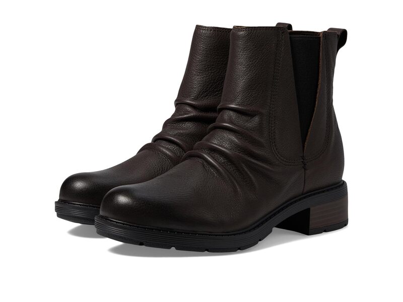 クラークス レディース シューズ ブーツ・レインブーツ Clarks Hearth Rose Dark Brown ブラウン
