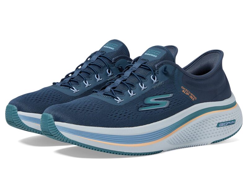スケッチャーズ レディース シューズ スニーカー SKECHERS Go Run Elevate 2.0 Banyan Hands Free Slip-Ins Navy/Teal 米国海軍