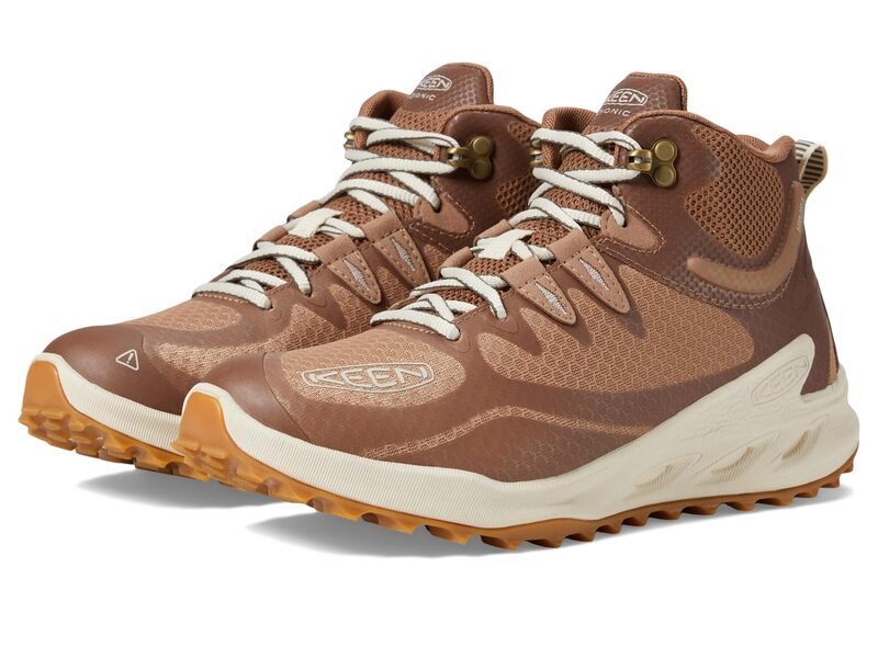 キーン レディース シューズ ブーツ・レインブーツ KEEN Zionic Mid Height Waterproof All Terrain Warm Taupe/Birc トープ