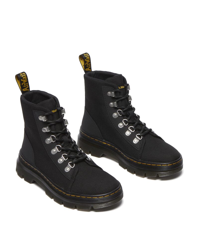 御医者さんマーチン レディース シューズ ブーツ・レインブーツ Dr. Martens Combs Poly Casual Boots Black 黒いこと レディース靴-その他