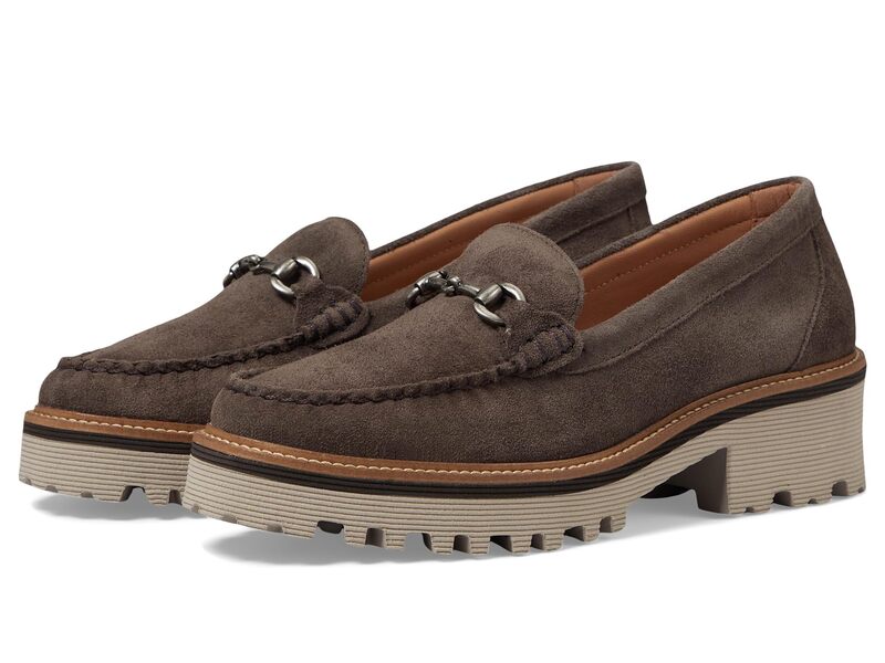 ジョンストンアンドマーフィー レディース シューズ スリッポン・ローファー Johnston \u0026 Murphy Emmalynn Bit Loafer Gray 薄墨色 レディース靴-ローファー