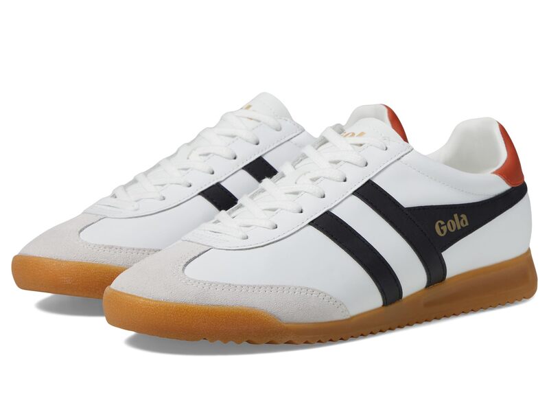 ゴラ メンズ シューズ スニーカー なめし革 Gola Torpedo Leather White/Black/Moo 白いこと