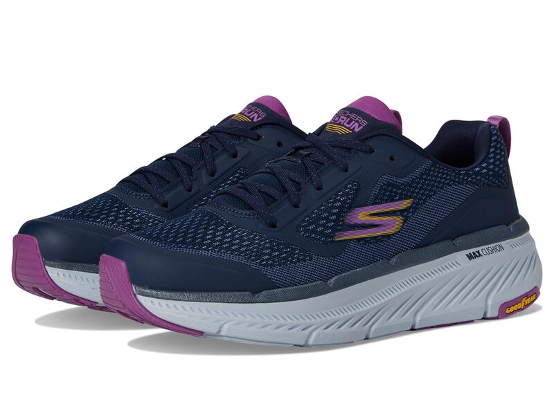 スケッチャーズ レディース シューズ スニーカー SKECHERS Max Cushioning Premier 2.0 Navy/Purple 米国海軍