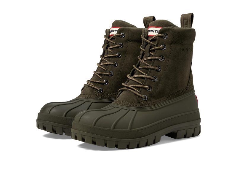 山立ち メンズ シューズ ブーツ・レインブーツ Hunter Southall Medium Green 緑であること