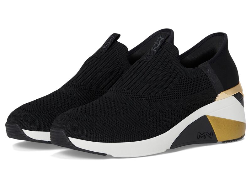 スケッチャーズ レディース シューズ スニーカー SKECHERS A-Wedge - Crecent Hands Free Slip-In Black ブラック