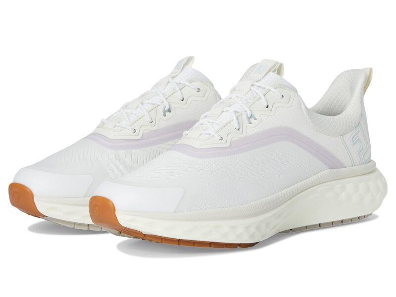 フットジョイ レディース シューズ スニーカー FootJoy FJ Quantum Golf Shoes Cream/Purple/Bl 皮膚軟化剤