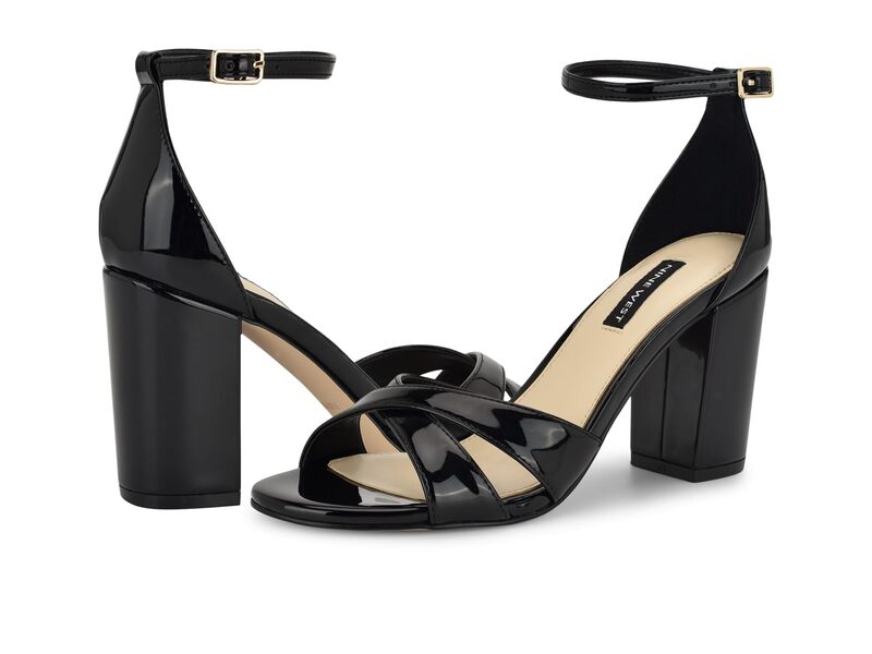 ナインウェスト レディース シューズ 踵 Nine West Saile Black Patent 黒いこと レディース靴-靴