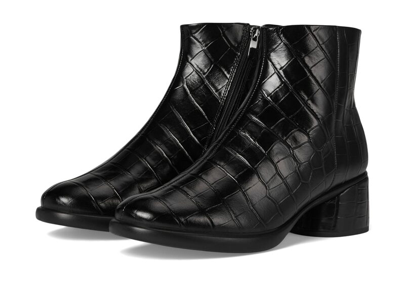 エコー レディース シューズ ブーツ・レインブーツ アンクル ECCO Sculpted Luxery 35MM Ankle Boot Black Reptile P ブラック