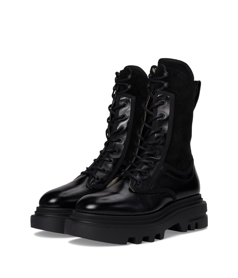 オールセインツ レディース シューズ ブーツ・レインブーツ AllSaints Alexia Boot Black Shine ブラック