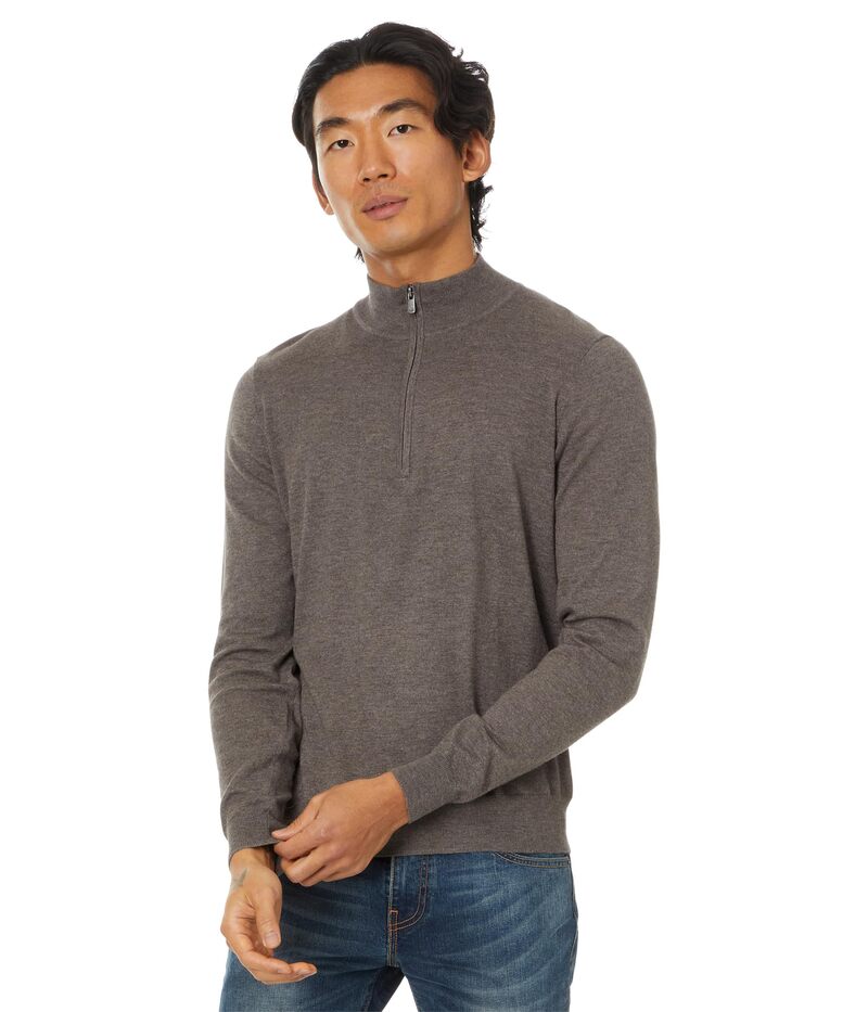 ファレティ メンズ アウター ニット・セーター Faherty Movement 1/4 Zip Sweater Walnut Creek He