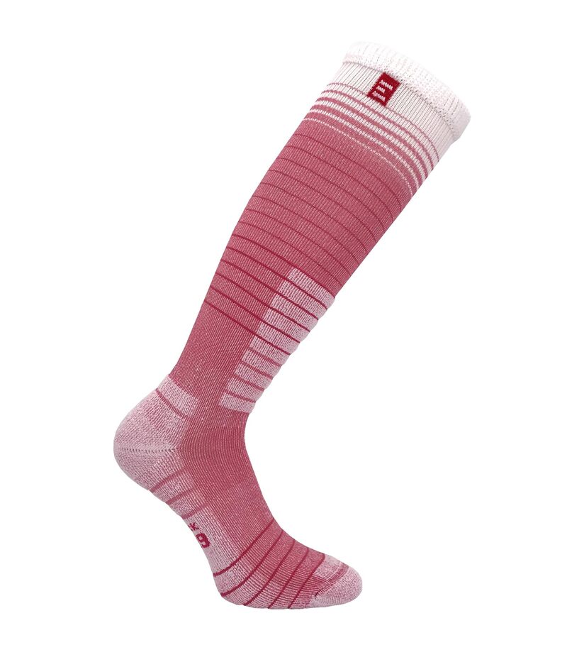 ユーロソック レディース アンダーウェア 靴下 Eurosock Eco Ski 2-Pack White/Pink ホワイト