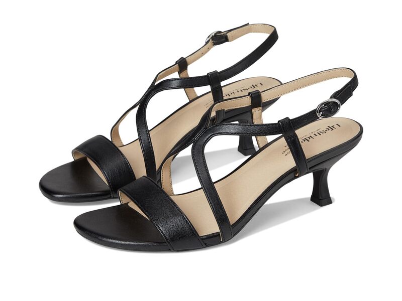 ライフストライド レディース シューズ 踵 LifeStride Nolita Black Faux Leat 黒いこと レディース靴-靴-ミュール