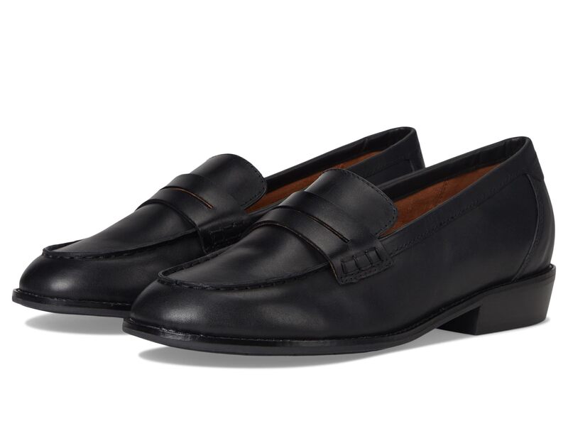鍵を掛ける界面 レディース シューズ スリッポン・ローファー Rockport Elisea Black Leather 黒いこと 靴-レディース靴