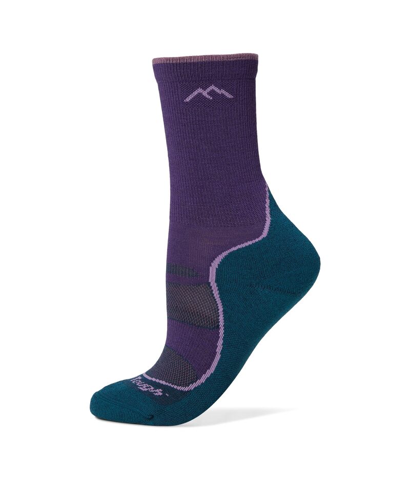 ダーンタフバーモント レディース アンダーウェア 靴下 Darn Tough Vermont Light Hiker Micro Crew Lightweight with Cushion Grape グレープ