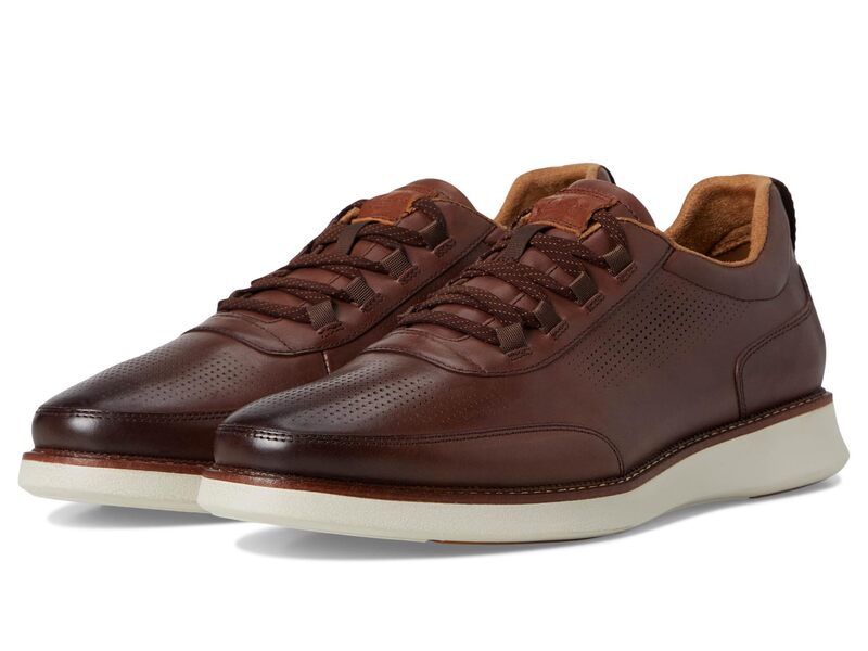 フローシャイム メンズ シューズ スニーカー スピード競技 Florsheim Launch Elastic Lace Slip-On Brown 赤銅色