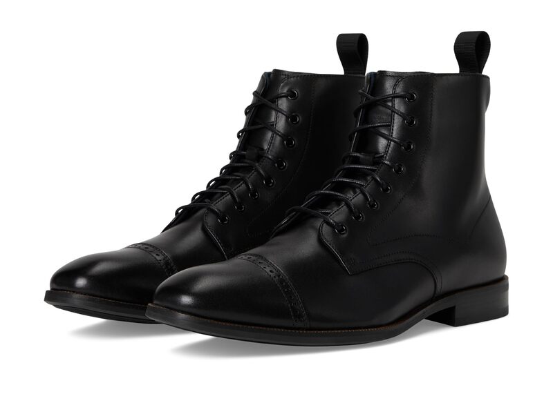 ステイシーアダムス メンズ シューズ ブーツ・レインブーツ キャップ レース Stacy Adams Henry Cap Toe Lace-Up Boot Black ブラック