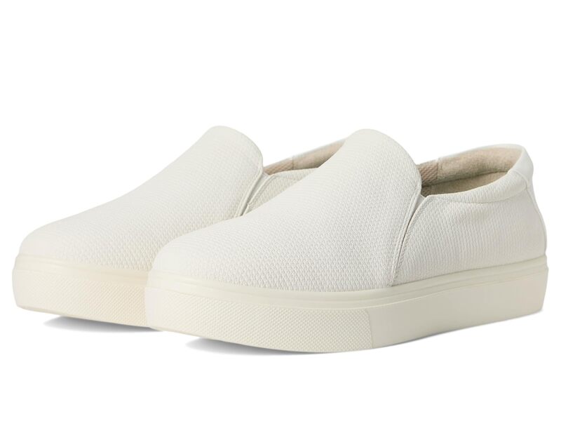 お医者さん・肩かけ レディース シューズ スニーカー 置き目毛革 Dr. Scholl\u0027s Madison Cloud Loafer/Moc White Faux Leat 白いこと