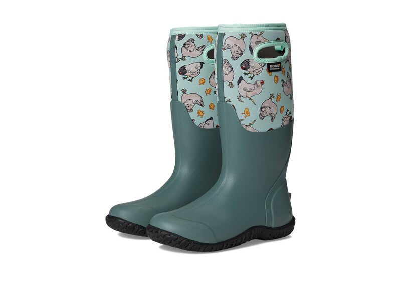 ボグス レディース シューズ ブーツ・レインブーツ Bogs Mesa Chickens Aqua Multi アクア