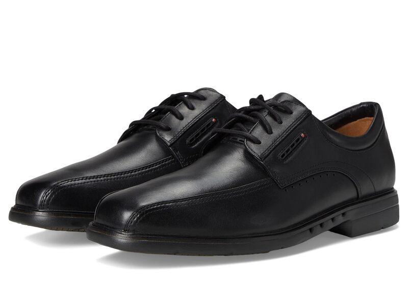 クラークス メンズ シューズ オックスフォード Clarks Un Kendric Way Black Leather ブラック