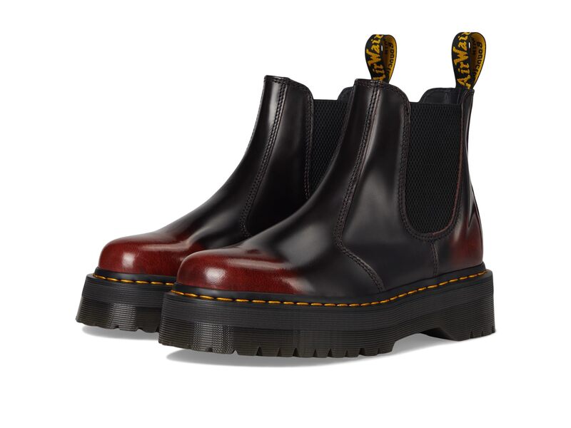 お医者さんマーチン メンズ シューズ ブーツ・レインブーツ チェルシー Dr. Martens 2976 Quad Chelsea Cherry Red 赤いこと