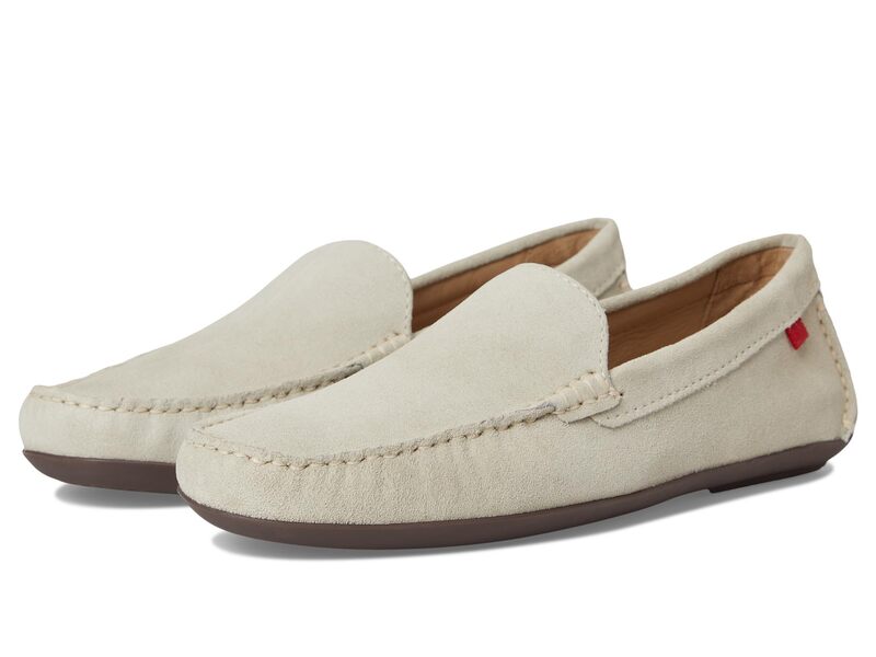 マークジョセフニューヨーク メンズ シューズ スリッポン・ローファー Marc Joseph New York BROADWAY Off White Suede オフホワイト